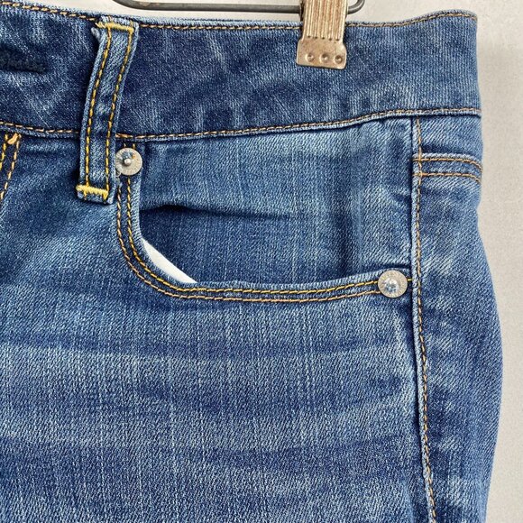 American Eagle Womens Jeans 32x29 Measured Super Stretch Skinny Blue - Picture 13 of 16